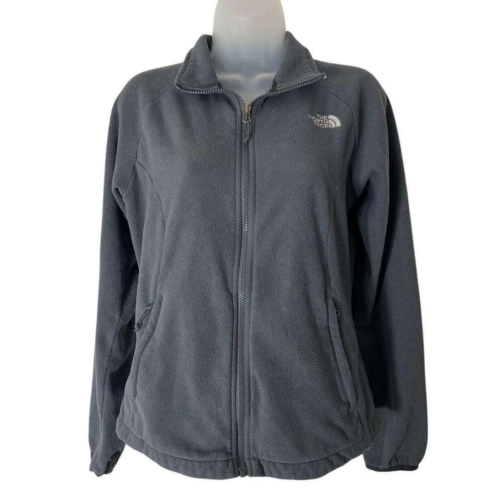 The North Face Women's Fleece Jacket Zipper Front Long Sleeve Logo Size S - Picture 1 of 11